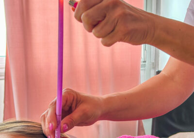 Séance de bougie auriculaire